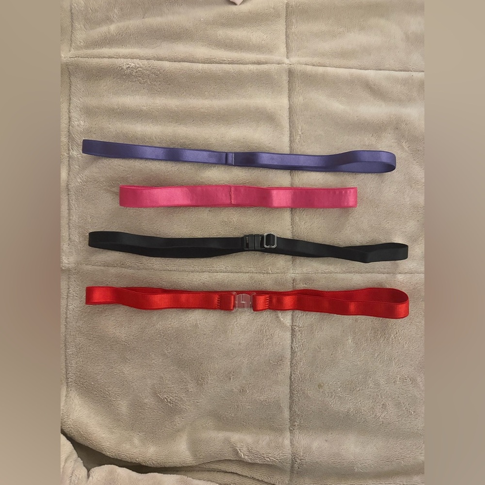 Multiple dance waist alignment belts